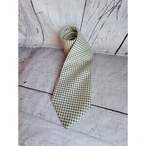 Marshall Fields Geometric Shapes With Blue Black Cream Accents 57in Neck Tie